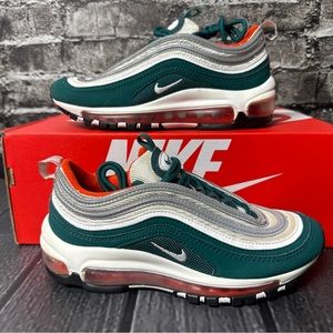 Nike Air Max 97 Miami hurricanes size 4Y grade school 921522 300